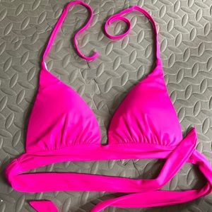 Victoria’s Secret hot pink bikini top